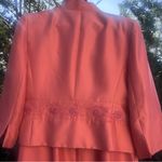 Talbots  Petites 100% Silk Elegant Coral Dress with Jacket 12 Photo 9
