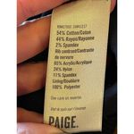 Paige ‎ Black Faux Suede Full Zip Bomber Jacket Size M Photo 7