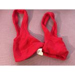 Hunza G Juno Bikini Top in Red One Size New Womens swimsuit Photo 5