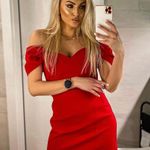 ZARA Wedding dress mini red classic sexy bodycon party coctail night out Christmas Photo 0