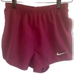 Nike Dri Fit athletic shorts - maroon and white Photo 5