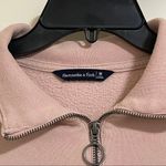 Abercrombie & Fitch Women’s Half-Zip Pink Collared Sweater Size M (Used) Photo 3