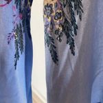 Free People blue multicolored floral print kimono Photo 8