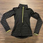 Nike Black with yellow outlining XS quarter ZipâDry FitâPullover! Photo 0