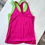 Nike  Green and Pink Workout Tops Small Photo 1