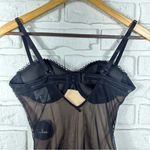 Lulus NEW Spice it Up Black Lace Bustier Bodysuit Size XS Photo 9