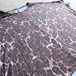 Dear Scarlett Oversized Leopard Print Women's Top Tan Size L Photo 3