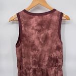 Athleta ‎ Athletic Dress Womens Small Pink Tie Dye Polyester Drawstring HOLE Photo 4