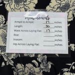 Brandy Melville  Jada Dress One Size Black Floral Mini Sundress Spaghetti Strap‎ Photo 6