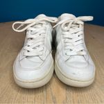 VEJA  Women’s V-12 White Green Leather Sneakers Lace Up Causal Shoes Size 6 Photo 4