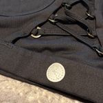 Threads 4 Thought XS Black Lace Up Back Sports bra top Photo 2