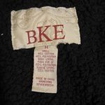 Buckle BKE Sweater Womens Medium  Raw Edge Sherpa Lined Hoodie Button Full Zip Photo 5