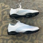 Adidas  Z-Traxion White 7 Light Blue Spiked Golf Shoes Women's 10 Photo 6