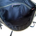 Elliott Luca Messina 3 Zip Genuine Leather Crossbody Black Photo 6