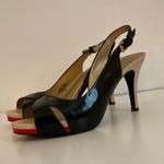 Bandolino  Small Platform Heels Red Black Highlight 2 inches size 7.5 Photo 5