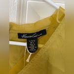 White House | Black Market Kenneth Cole Olive Green Twist Front Blouse.     Size-Large Photo 3