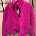 Nike NSW Swoosh Plush Jacket in Vivid Purple & Pink Oxford Coat NWT Size… Photo 6