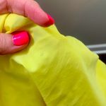 Sandro Paris Purity Floral Embroidered Yellow/Navy Cold Shoulder Top Photo 6