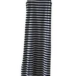 KAROL Milk Maid Stripes Racerback Maxi Womens Dress SZ M #1006 Black Size M Photo 0