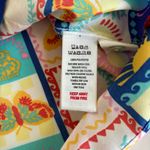 Cynthia Rowley Summer Icons Button Up Pajama Top Women’s Small Sardine Colorful Photo 4