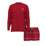 Victoria's Secret Victoria’s Secret bling long sleeve flannel shorts pajama set Medium New Photo 3