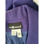 Sag Harbor  Vintage Women's Blazer Jacket Size 10 Purple 100% Wool Classic Retro Photo 12