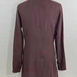 Karen Hart Faux Suede Leather Coat Photo 1