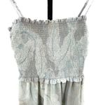 Aritzia Wilfred Size XXS Catamaran Ruffle Mini Dress Silver Sage Green Coquette Photo 2
