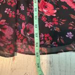 Socialite Nordstrom Long Sleeve Ruffle Mini Dress Size XS Hot Pink Floral Casual Photo 5