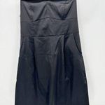 Urban Outfitters  Silence + Noise Dress Women MEDIUM Black Strapless Mini Photo 0