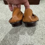 Tory Burch  Brown Leather Jessa Loafers Size 8 Horse-bit Equestrian Photo 4