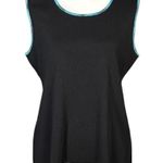 Misook Knit Tank Top Size Large Sleeveless Black Corpcore Travel Work Casual Photo 0