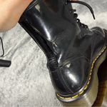 Dr. Martens 1460 Women’s 7 Lace Up 8 Eye Boots Black Patent Leather Photo 7