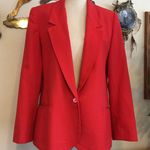 Vintage 70s Sabrina B. coral pink lined blazer Photo 0