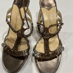 Veronica M Women's Veronica Pewter Sandals Heels Limited Edition - Size‎ 8. Photo 2