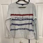 Nautica  White Pullover with Navy Trim Photo 0