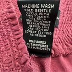 REWASH New!  Pink Wide Leg Palazzo Pants Cinched Lace Up Crop Leg Size L Photo 11