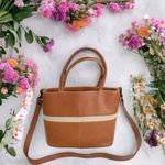 GUIA'S Medium Tan Leather Crossbody Bag Photo 1