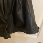 BLANK NYC NWT  Black Vegan Faux Leather Pa-perbag Shorts Size 29 Photo 5
