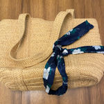 Draper James  Straw Bag Magnolia Scarf Boho Cottagecore Festival Farmers‎ Market Photo 0