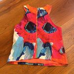 Trina Turk Tina Turk Katy Poppy Floral Multi Color Cotton Halter Top Photo 4