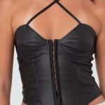 Edikted Leather Corset Top Photo 1