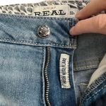 Ariat Real High Rise Annie Flare Denim Jeans Women’s 32R Raw Hem Blue Photo 5