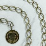 Gold Tone George Washington Coin Chain Link Belt Small (S) ✨ Photo 5