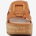 Franco Sarto NEW Hesta Wedge Sandal IN TAN BROWN Photo 1