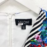 SALONI Eve Mini Dress Multicolor Floral Long Sleeve Size US 0 Photo 6