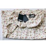 Reformation  cream pink floral mini dress NEW Photo 5