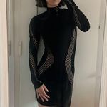 NWT Mugler cut out mock neck body con dress Photo 1