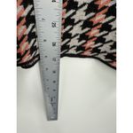 Joie  Houndstooth Blazer Jacket Pink Black White Gold Buttons Double Breasted L Photo 6