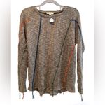 Prómesa Promesa Lightweight Long Sleeve Knit Sweater Brown Multicolor Size Medium NWT! Photo 1